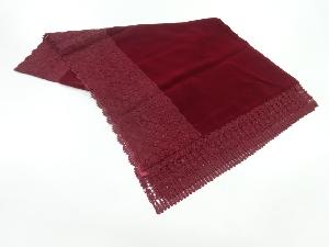 リサイクル　ビロードレースショール